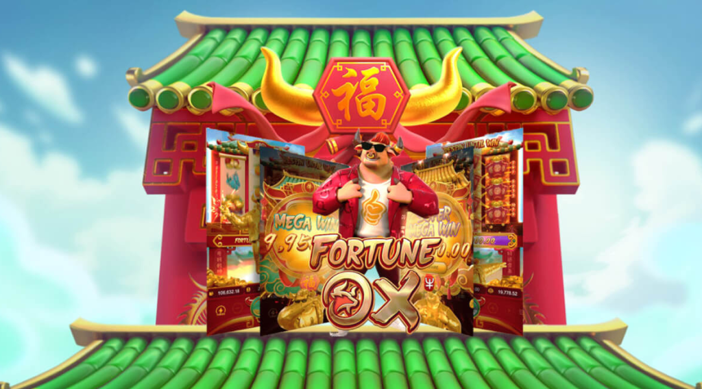 Game Fortune Ox Betano home screen. 
