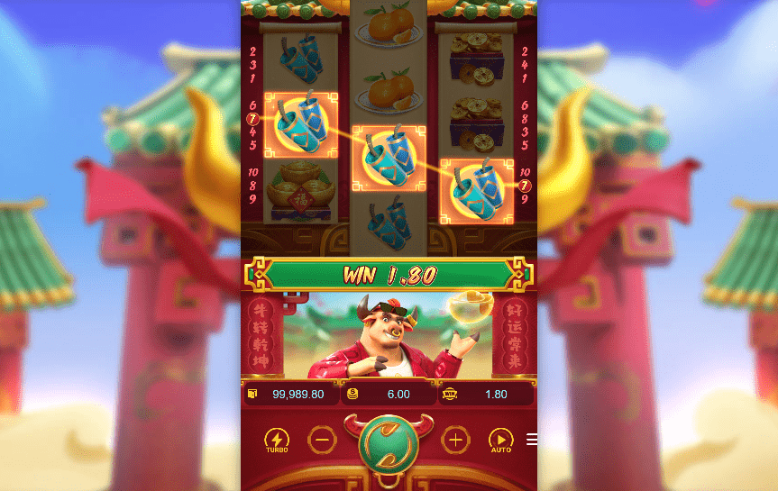 Slot Fortune Ox - jogabilidade.